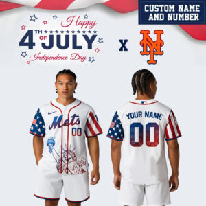 New York Mets x 4th Of July Day Jersey
