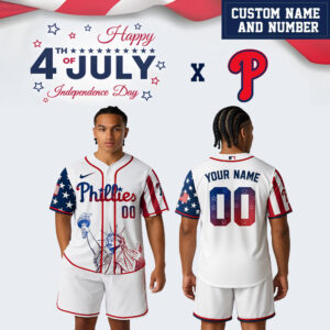 Philadelphia Phillies x 4th Of July Day Jersey