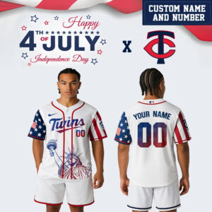 Minnesota Twins x 4th Of July Day Jersey