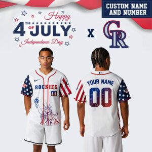 Colorado Rockies x 4th Of July Day Jersey