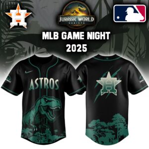 Houston Astros x Jurassic World Baseball Colab Editons Limited Jersey
