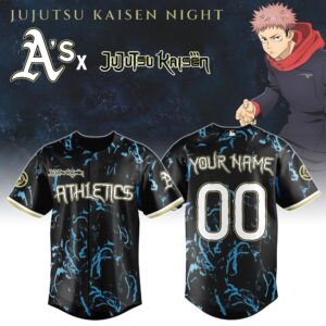 Oakland Athletics MLB x Jujutsu Kaisen Night Jersey Limited Edition