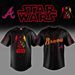 Atlanta Braves x Stars Wars Night Baseball Jersey Editions Limited