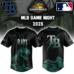 Tampa Bay Rays x Jurassic World Colab Editons Limited Jersey