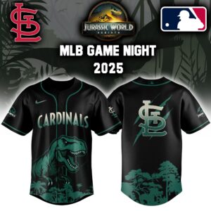St.Louis Cardinals x Jurassic World Colab Editons Limited Jersey