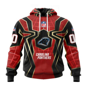 NFL x Spider Man Far From Home Carolina Panthers Special Hoodies
