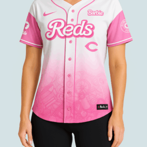 Cincinnati Reds MLB x Barbie Night Game Jersey Limited Edition