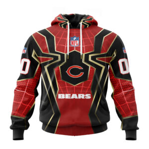 NFL x Spider Man Far From Home Chicago Bears Special Hoodies