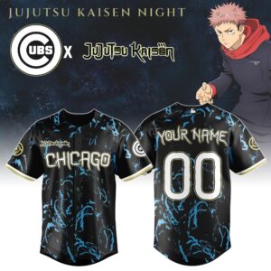 Chicago Cubs MLB x Jujutsu Kaisen Night Jersey Limited Edition