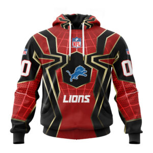 NFL x Spider Man Far From Home Detroit Lions Special Jersey