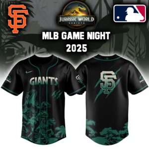 San Francisco Giants x Jurassic World Jersey Colab Editons Limited