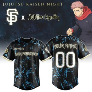 San Francisco Giants MLB x Jujutsu Kaisen Night Jersey Limited Edition