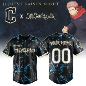 Cleveland Guardians MLB x Jujutsu Kaisen Night Jersey Limited Edition