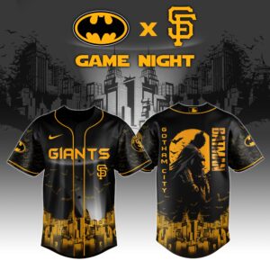 San Francisco Giants x DC Batman Game Night Special Edition Jersey