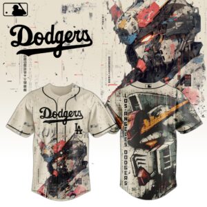 MLB x Dodgers Gundam Robot Japan Jersey Editions Limited