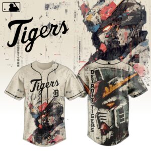 MLB x Detroit Gundam Robot Japan Jersey Editions Limited