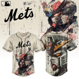 MLB x Mets Gundam Robot Japan Jersey Editions Limited