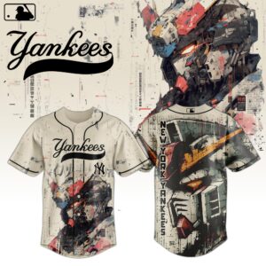 MLB x Yankess Gundam Robot Japan Jersey Editions Limited