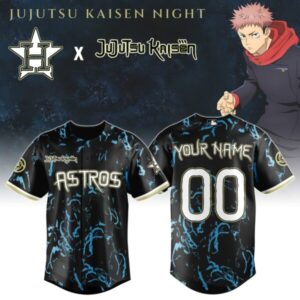 Houston Astros MLB x Jujutsu Kaisen Night Jersey Limited Edition