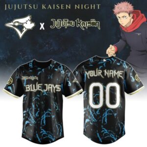 Toronto Blue Jays MLB x Jujutsu Kaisen Night Jersey Limited Edition