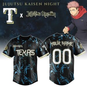 Texas Rangers MLB x Jujutsu Kaisen Night Jersey Limited Edition