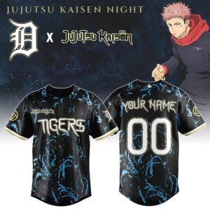 Detroit Tigers MLB x Jujutsu Kaisen Night Jersey Limited Edition