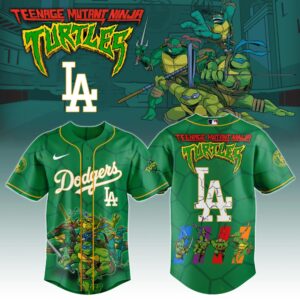 Los Angeles Dodgers x Ninja Turtles Night Game Limited Edition Jersey
