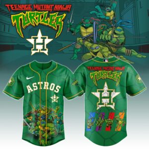 Houston Astros x Ninja Turtles Night Game Limited Edition Jersey
