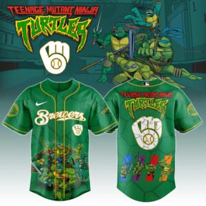 Milwaukee Brewers MLB x Ninja Turtles Night Game Limited Edition Jersey