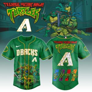 Arizona Diamondbacks x Ninja Turtles Night Game Limited Edition Jersey