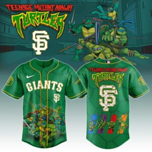 San Francisco Giants x Ninja Turtles Night Game Limited Edition Jersey