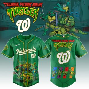 Washington Nationals x Ninja Turtles Night Game Limited Edition Jersey