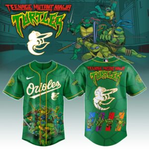 Baltimore Orioles x Ninja Turtles Night Game Limited Edition Jersey