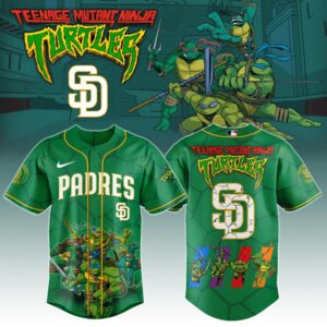 San Diego Padres x Ninja Turtles Night Game Limited Edition Jersey