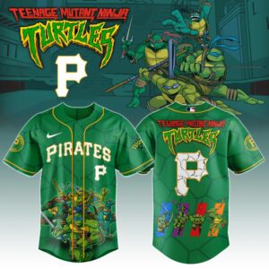 Pittsburgh Pirates x Ninja Turtles Night Game Limited Edition Jersey