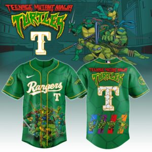 Texas Rangers x Ninja Turtles Night Game Limited Edition Jersey