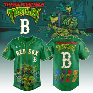 Boston Red Sox x Ninja Turtles Night Game Limited Edition Jersey