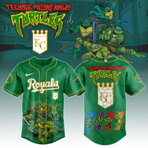 Kansas City Royals x Ninja Turtles Night Game Limited Edition Jersey