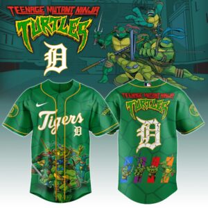 Detroit Tigers x Ninja Turtles Night Game Limited Edition Jersey
