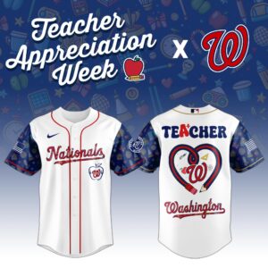 Washington Nationals MLB X Teacher Appreciation Week Edition Jersey