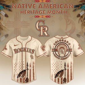 Colorado Rockies x Native American Heritage Month Limited Edition Jersey