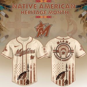 Miami Marlins x Native American Heritage Month Limited Edition Jersey