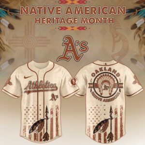 Oakland Athletics x Native American Heritage Month Limited Edition Jersey