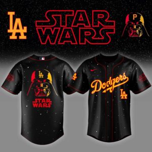 Los Angeles Dodgers x Stars Wars Night Baseball Jersey Editions Limited