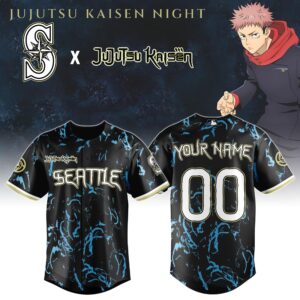 Seattle Mariners MLB x Jujutsu Kaisen Night Jersey Limited Edition