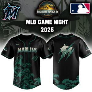Miami Marlins x Jurassic World Colab Editons Limited Jersey