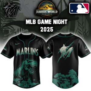 Miami Marlins x Jurassic World Jersey Colab Editons Limited