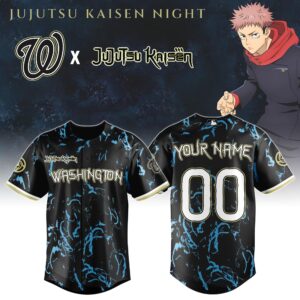 Washington Nationals MLB x Jujutsu Kaisen Night Jersey Limited Edition