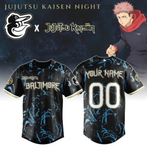 Baltimore Orioles MLB x Jujutsu Kaisen Night Jersey Limited Edition