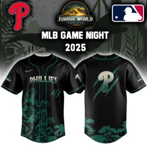 Philadelphia Phillies x Jurassic World Jersey Colab Editons Limited